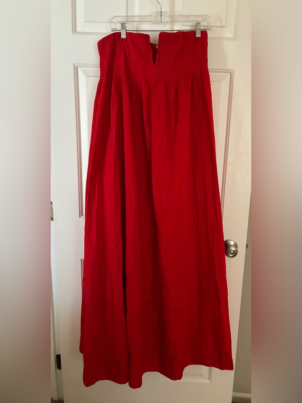 NWT J Crew Strapless Cotton Maxi Dress Sz 8 - Picture 6 of 10